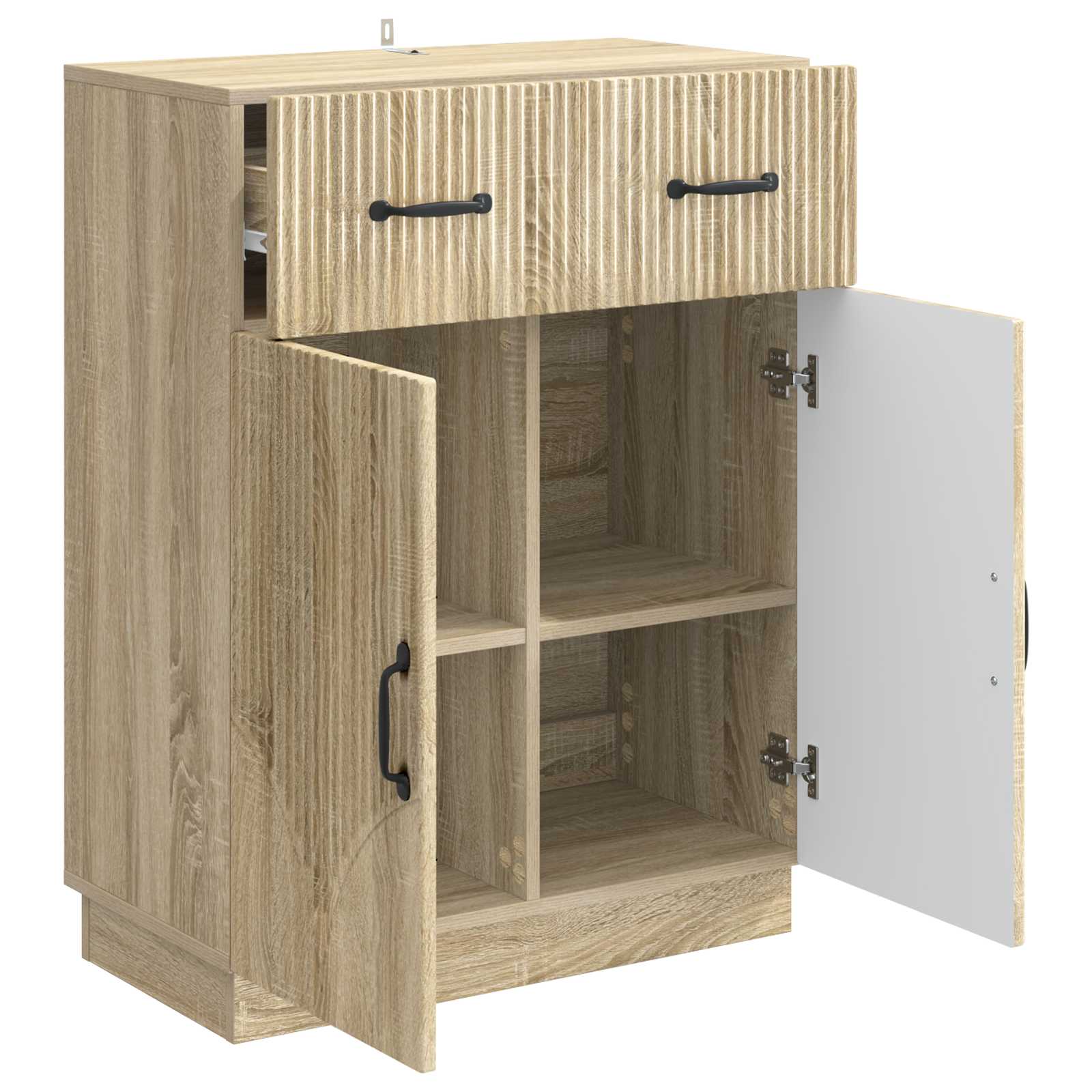 Πλαϊνό γραφείο με συρτάρι Sonoma Δρυς 66 x 34,5 x 87 εκ. - Pakobazaar