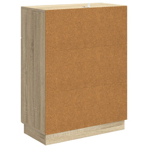 Πλαϊνό γραφείο με συρτάρι Sonoma Δρυς 66 x 34,5 x 87 εκ. - Pakobazaar