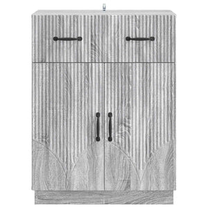 Πλαϊνό γραφείο με συρτάρι Γκρι Sonoma 66 x 34,5 x 87 εκ. - Pakobazaar