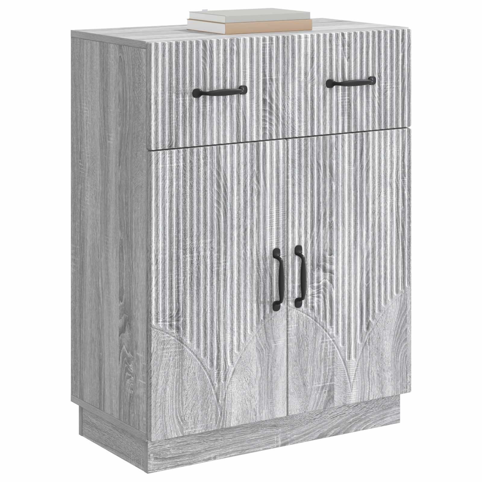 Πλαϊνό γραφείο με συρτάρι Γκρι Sonoma 66 x 34,5 x 87 εκ. - Pakobazaar