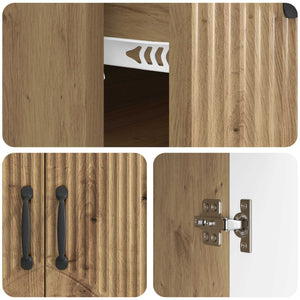 Πλαϊνό γραφείο με συρτάρι Artisan Δρυς 66 x 34,5 x 87 εκ. - Pakobazaar