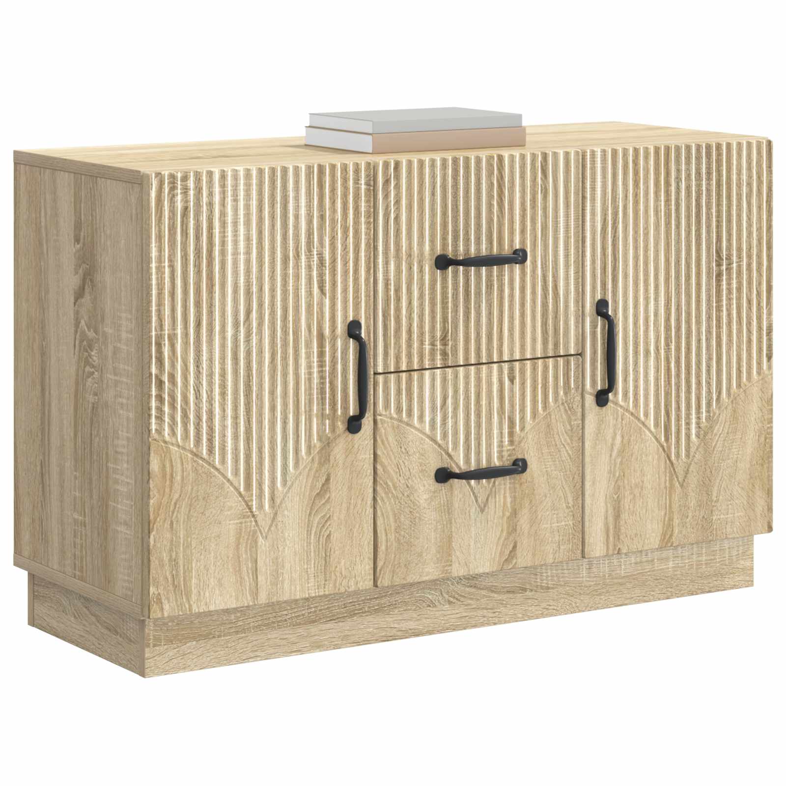 Πλαϊνό γραφείο με συρτάρι Sonoma Δρυς 89 x 34,5 x 57 εκ. - Pakobazaar