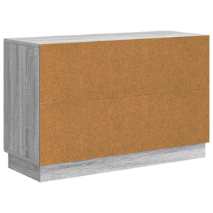 Πλαϊνό γραφείο με συρτάρι Γκρι Sonoma 89 x 34,5 x 57 εκ. - Pakobazaar