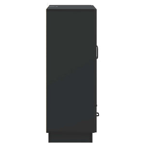Πλαϊνό γραφείο Μαύρο 66 x 34,5 x 92 εκ. Επεξεργασμένο Ξύλο - Pakobazaar