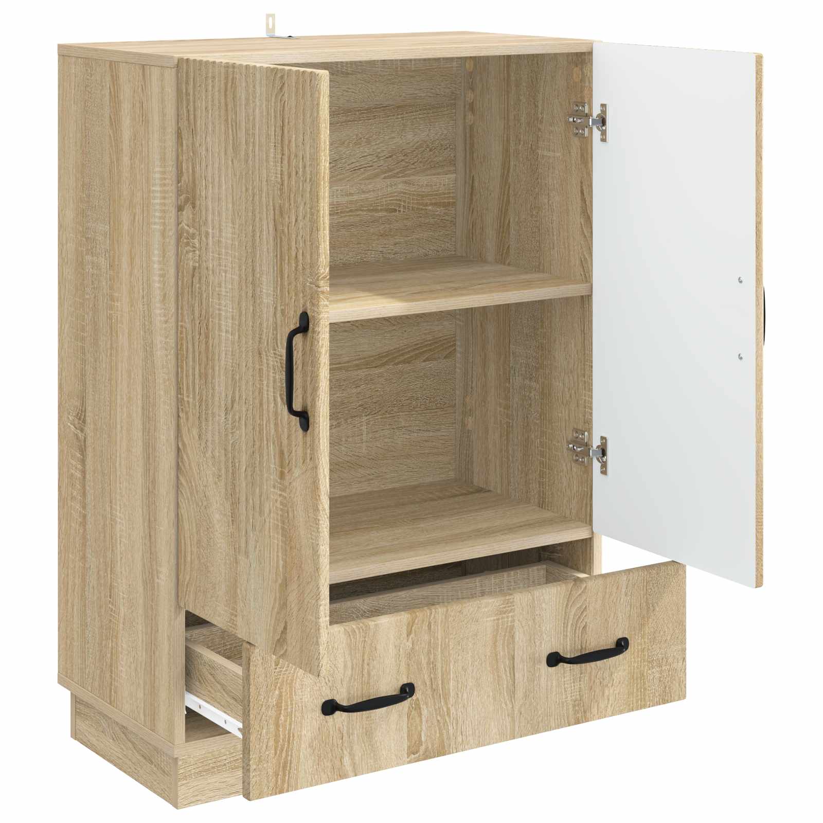 Πλαϊνό γραφείο με συρτάρι Sonoma Δρυς 66 x 34,5 x 92 εκ. - Pakobazaar