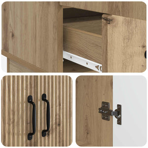 Πλαϊνό γραφείο με συρτάρι Artisan Δρυς 66 x 34,5 x 92 εκ. - Pakobazaar