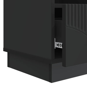 Ντουλάπι TV Μαύρο 102 x 34,5 x 47 εκ Επεξεργασμένο Ξύλο - Pakobazaar