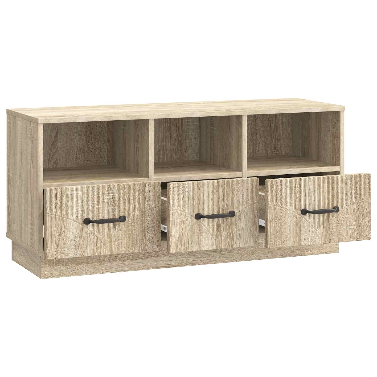 Ντουλάπι TV Sonoma Δρυς 102 x 34,5 x 47 εκ Επεξεργασμένο Ξύλο - Pakobazaar