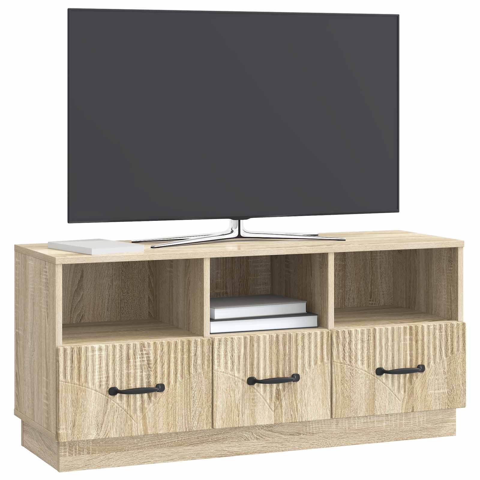 Ντουλάπι TV Sonoma Δρυς 102 x 34,5 x 47 εκ Επεξεργασμένο Ξύλο - Pakobazaar
