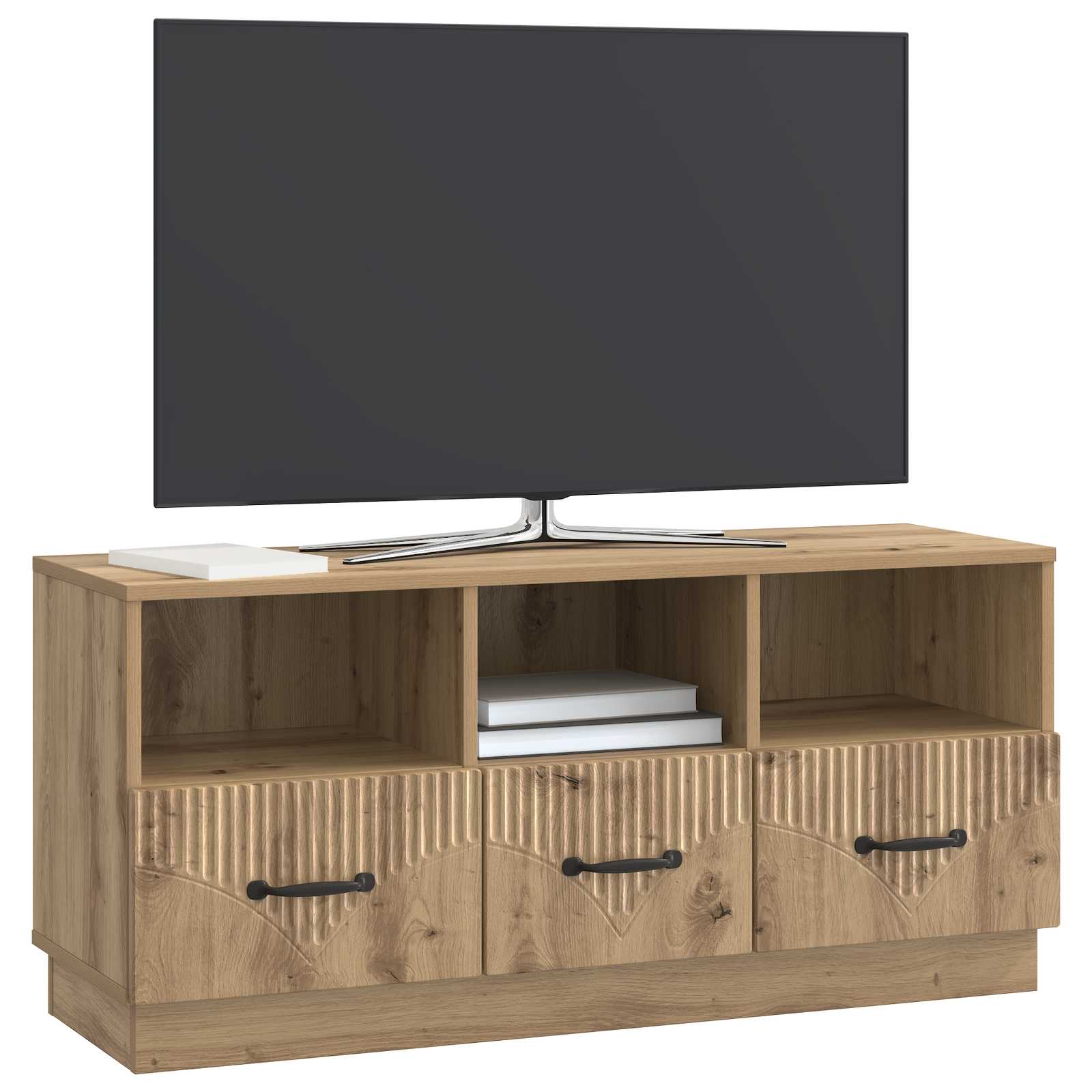 Ντουλάπι TV Artisan Δρυς 102 x 34,5 x 47 εκ Επεξεργασμένο Ξύλο - Pakobazaar
