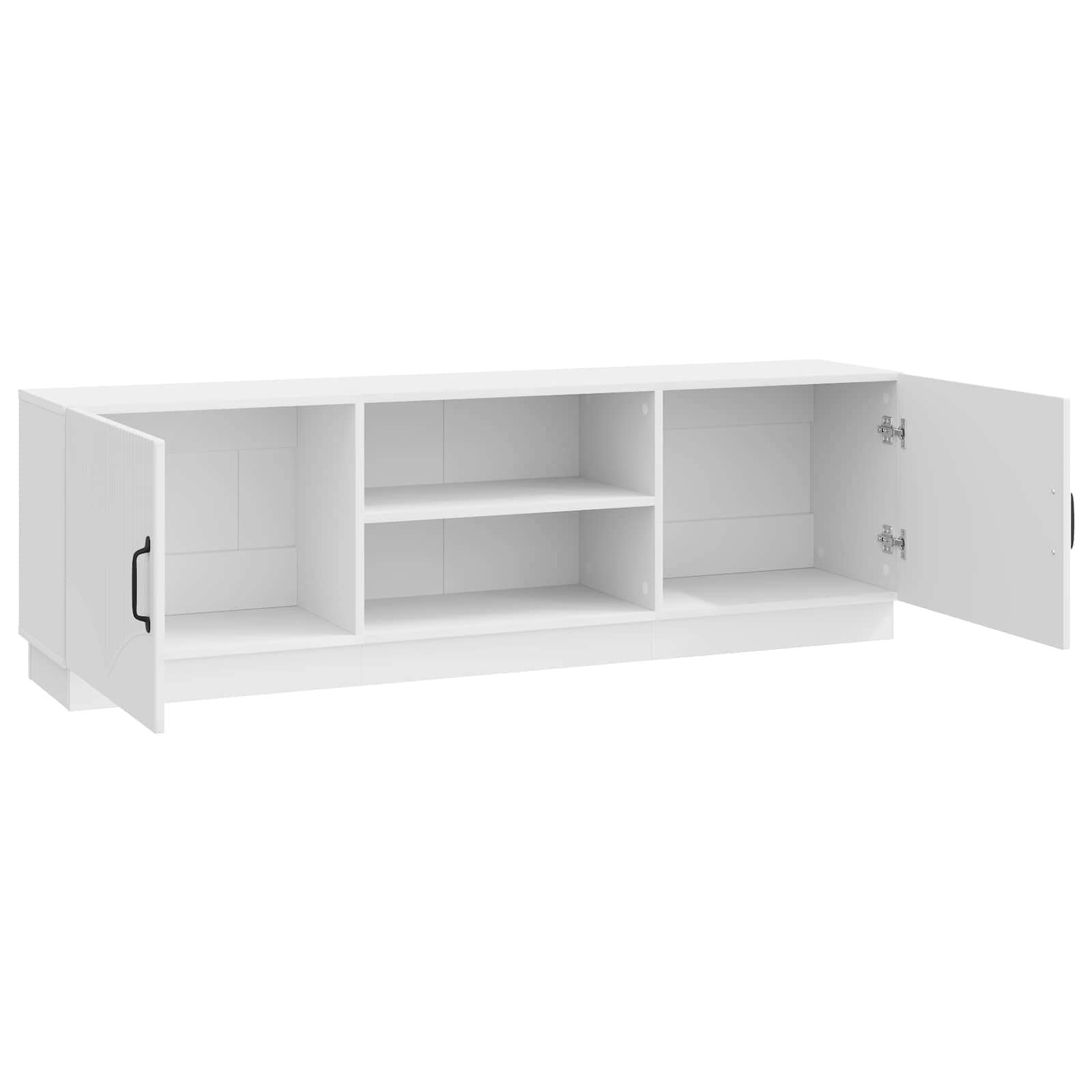 Ντουλάπι TV Γυαλιστερό Λευκό 150 x 31 x 47 εκ - Pakobazaar