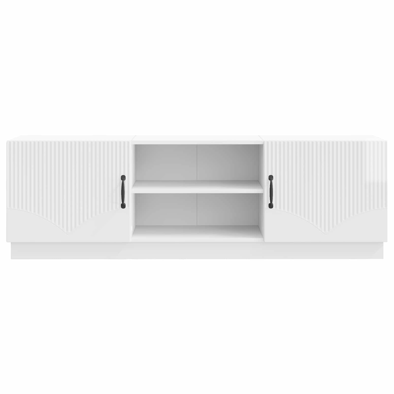 Ντουλάπι TV Γυαλιστερό Λευκό 150 x 31 x 47 εκ - Pakobazaar