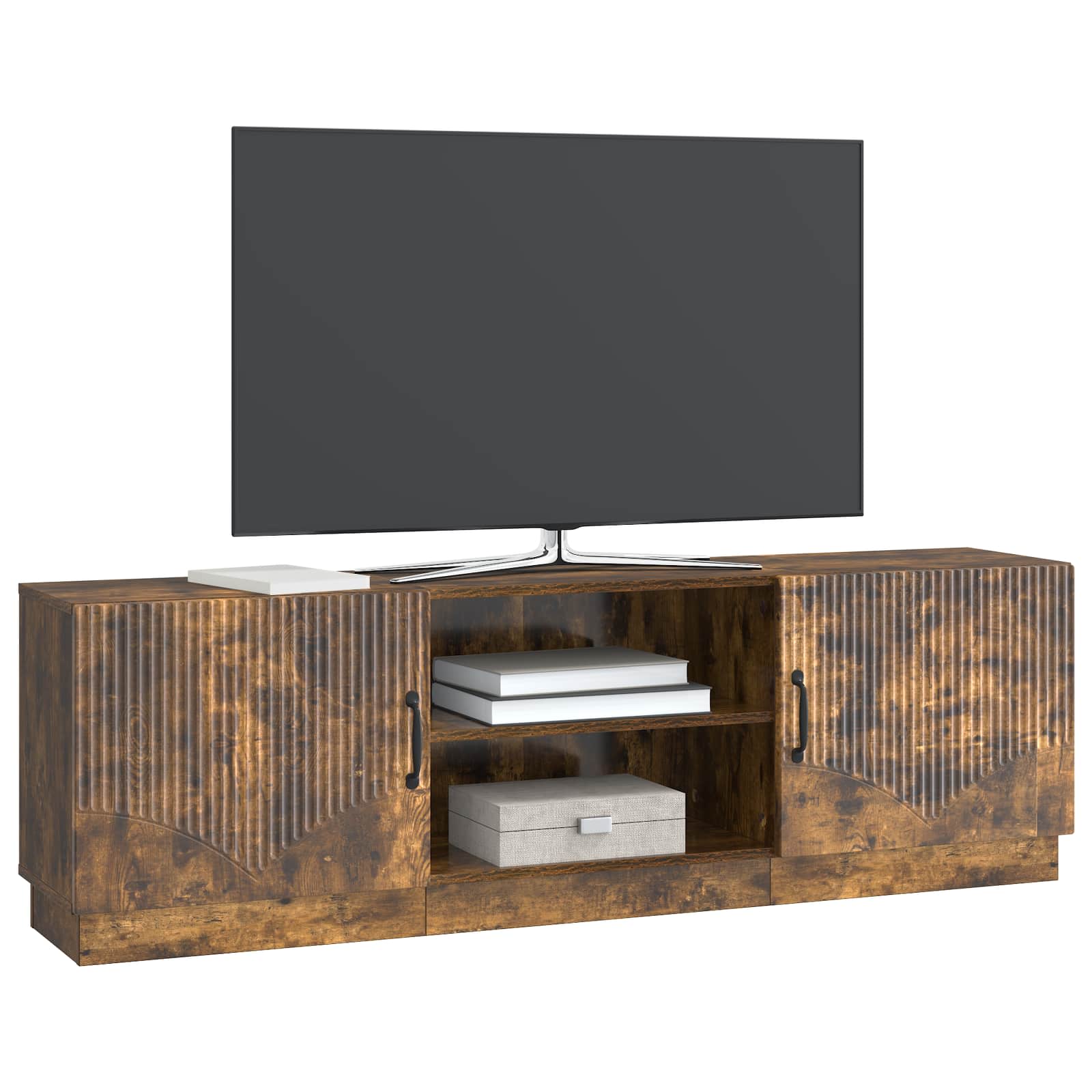 Ντουλάπι TV Καπνισμένο Ξύλο Δρυός 150 x 31 x 47 εκ - Pakobazaar