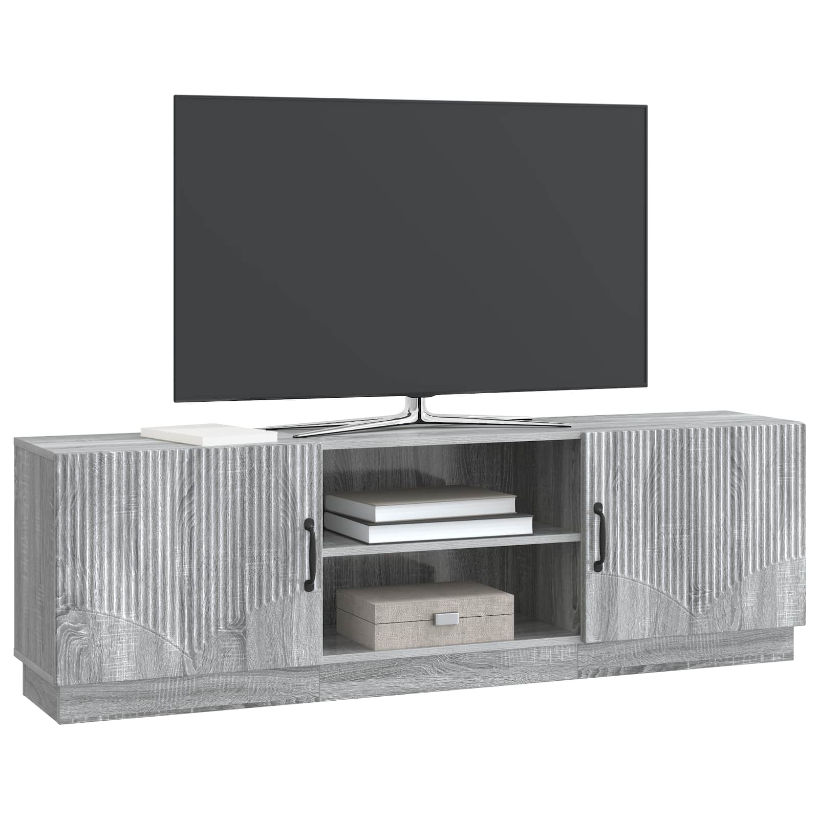 Ντουλάπι TV Γκρι Sonoma 150 x 31 x 47 εκ Επεξεργασμένο Ξύλο - Pakobazaar