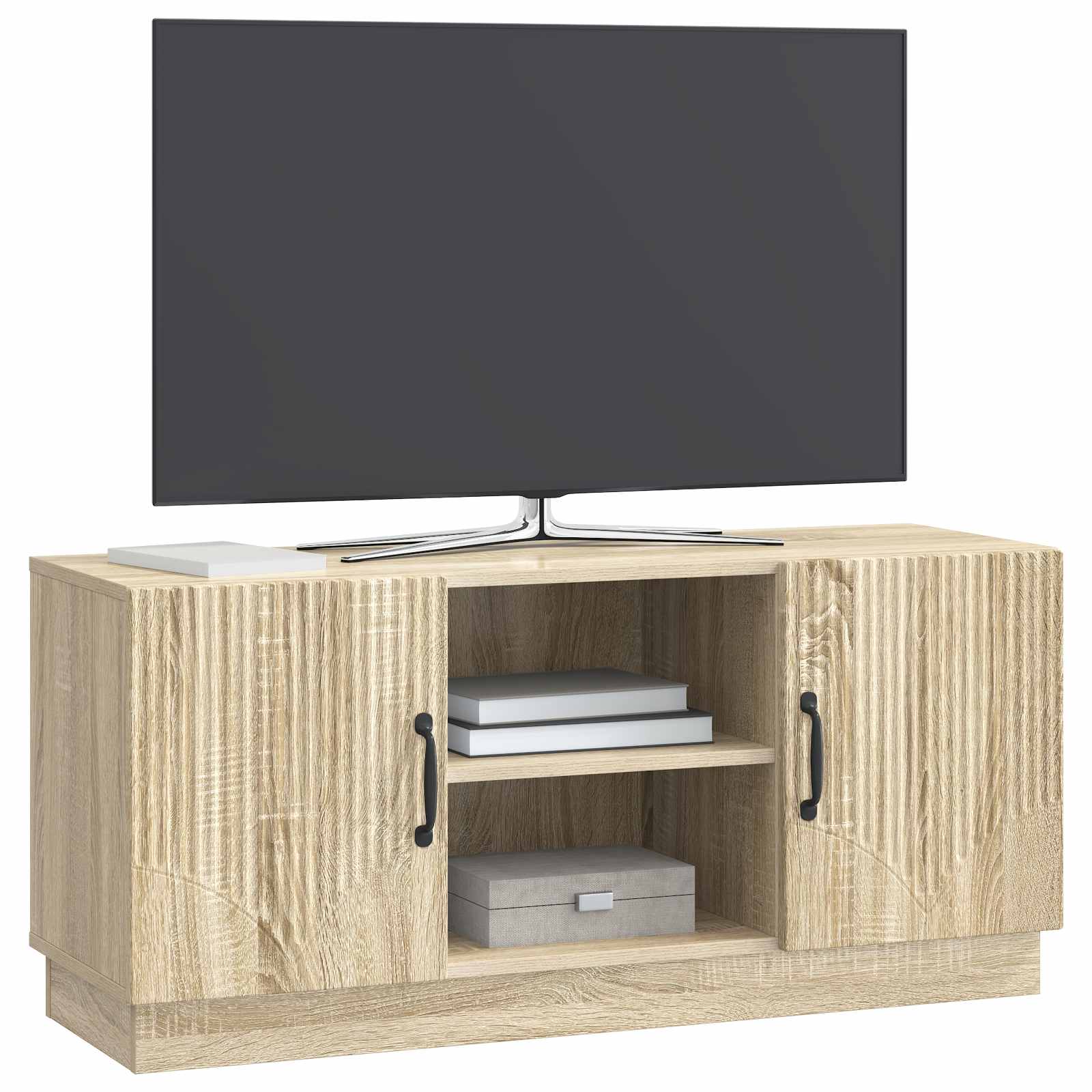 Ντουλάπι TV Sonoma Δρυς 102 x 34,5 x 47 εκ Επεξεργασμένο Ξύλο - Pakobazaar