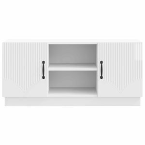 Ντουλάπι TV Γυαλιστερό Λευκό 102 x 34,5 x 47 εκ - Pakobazaar
