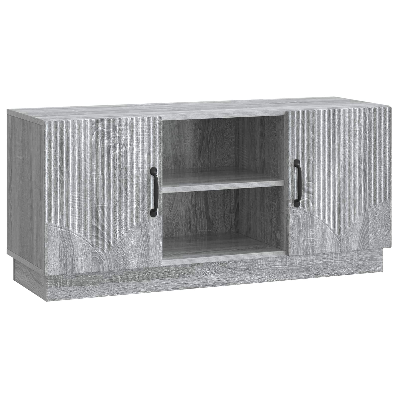 Ντουλάπι TV Γκρι Sonoma 102 x 34,5 x 47 εκ Επεξεργασμένο Ξύλο - Pakobazaar