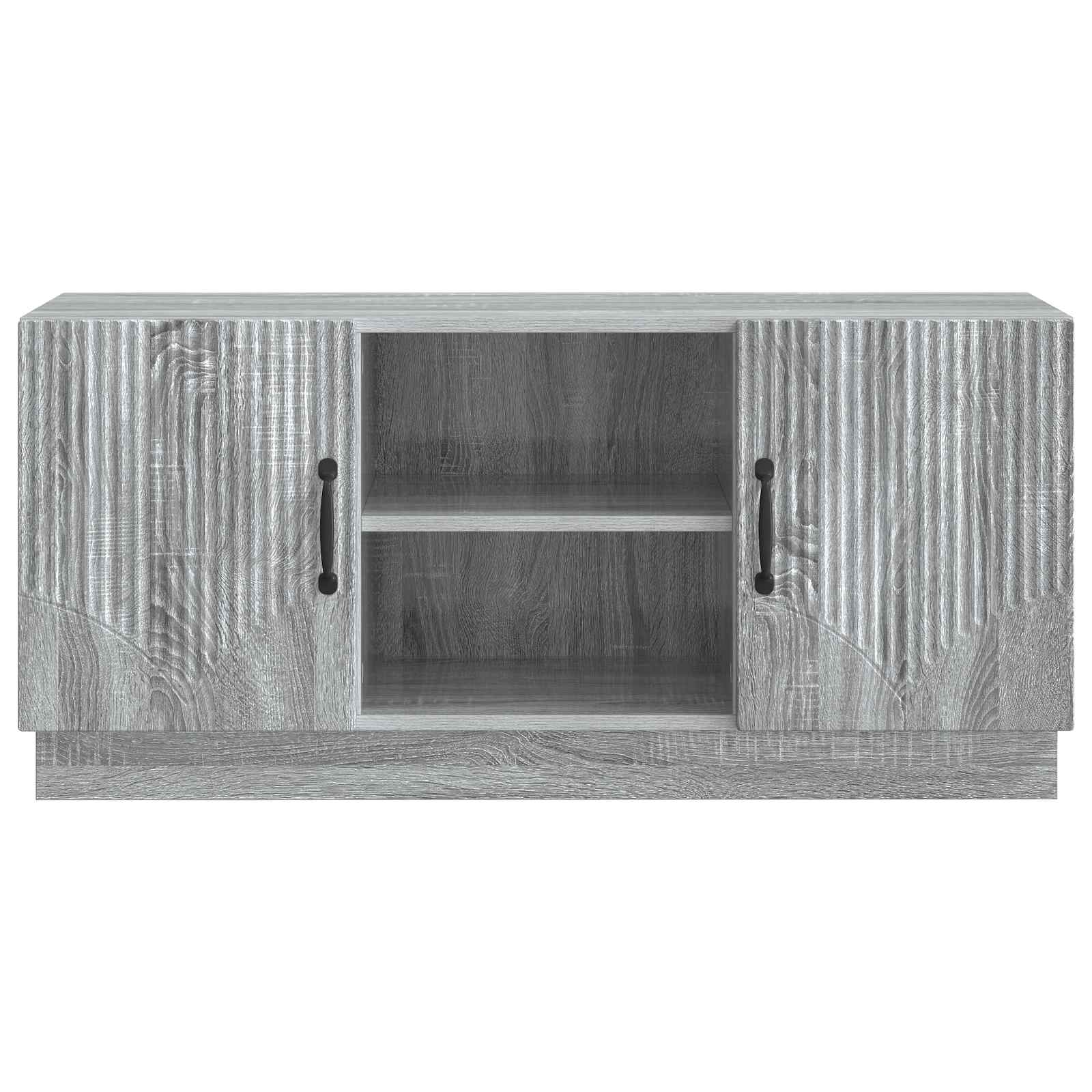 Ντουλάπι TV Γκρι Sonoma 102 x 34,5 x 47 εκ Επεξεργασμένο Ξύλο - Pakobazaar