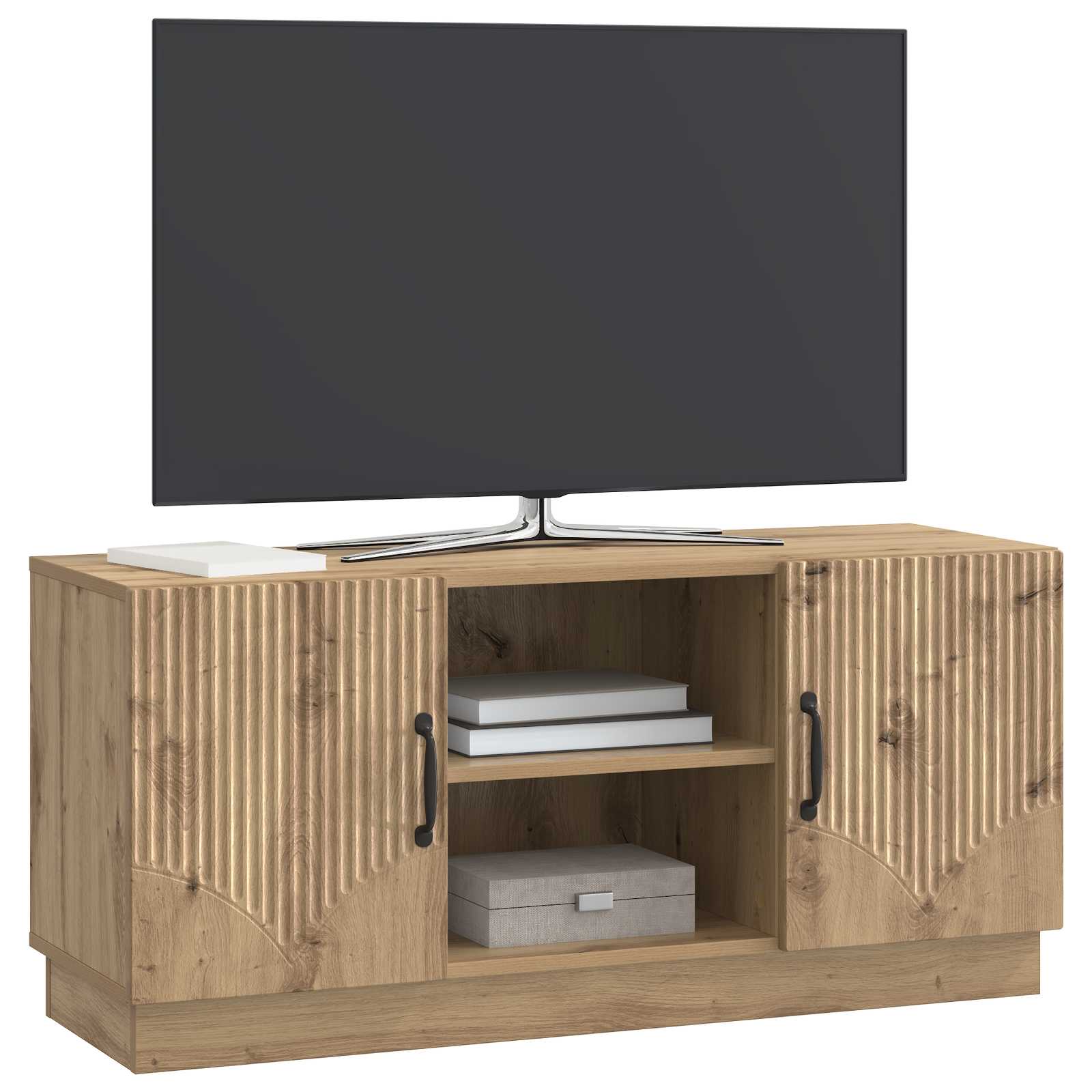 Ντουλάπι TV Artisan Δρυς 102 x 34,5 x 47 εκ Επεξεργασμένο Ξύλο - Pakobazaar