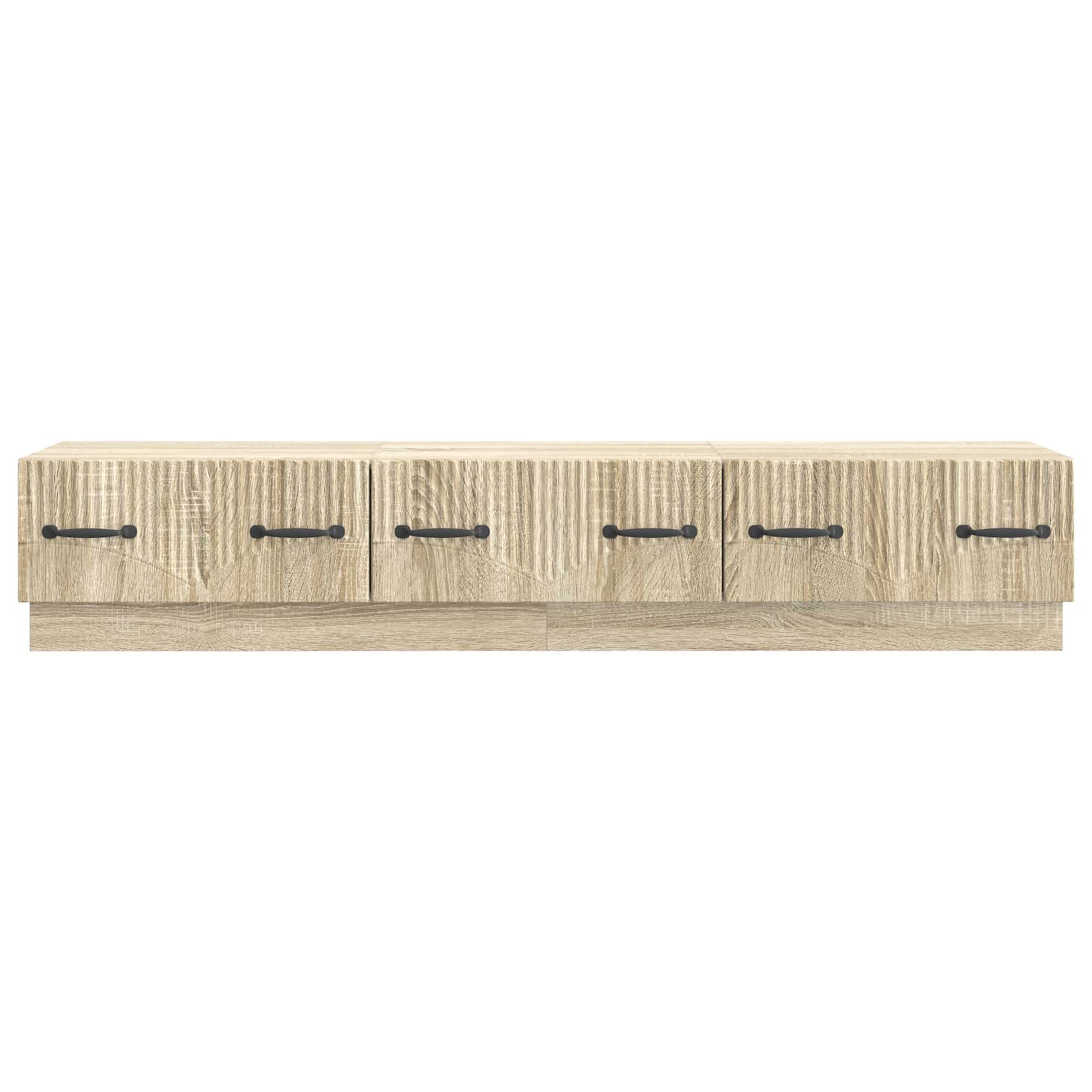 Ντουλάπι TV Sonoma Δρυς 147 x 34,5 x 27 εκ Επεξεργασμένο Ξύλο - Pakobazaar