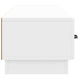 Ντουλάπι TV με συρτάρι Γυαλιστερό Λευκό 147 x 34,5 x 27 εκ - Pakobazaar