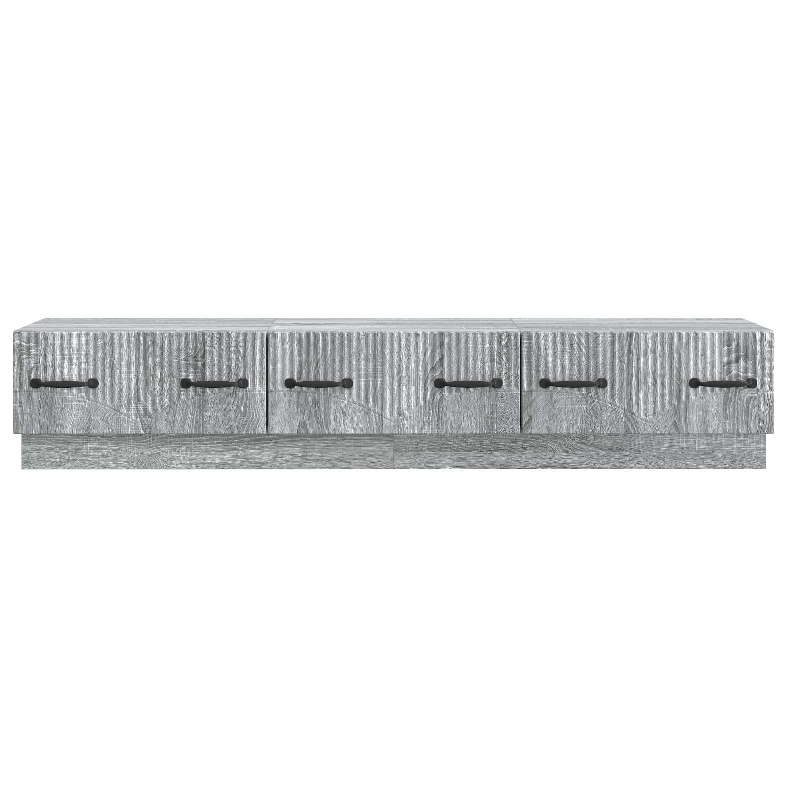 Ντουλάπι TV Γκρι Sonoma 147 x 34,5 x 27 εκ Επεξεργασμένο Ξύλο - Pakobazaar