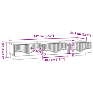 Ντουλάπι TV Artisan Δρυς 147 x 34,5 x 27 εκ Επεξεργασμένο Ξύλο - Pakobazaar