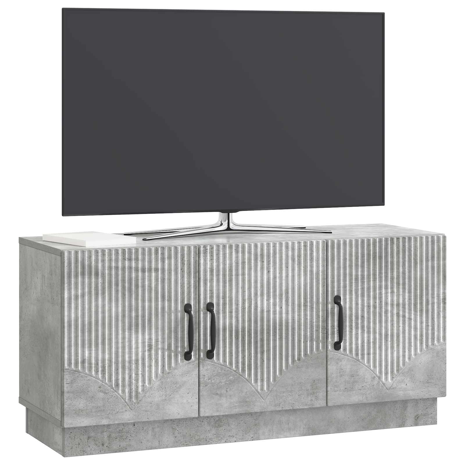 Ντουλάπι TV Γκρι Σκυροδέματος 99 x 34,5 x 47 εκ - Pakobazaar