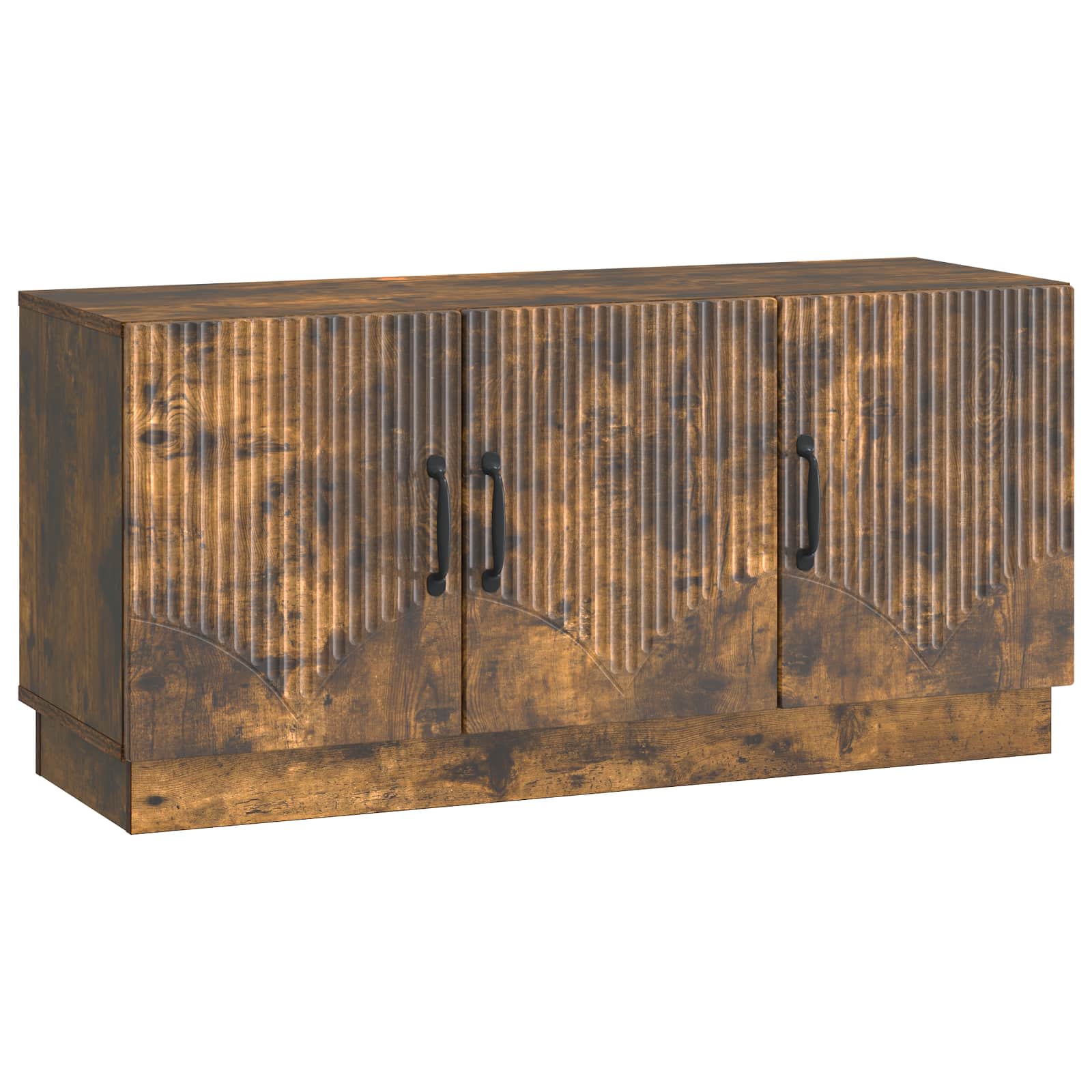 Ντουλάπι TV Καπνισμένο Ξύλο Δρυός 99 x 34,5 x 47 εκ - Pakobazaar