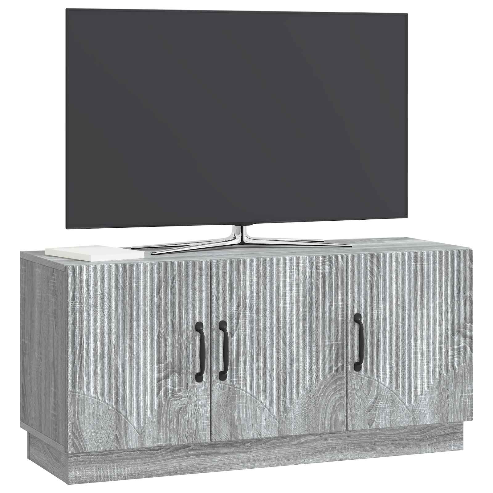 Ντουλάπι TV Γκρι Sonoma 99 x 34,5 x 47 εκ Επεξεργασμένο Ξύλο - Pakobazaar