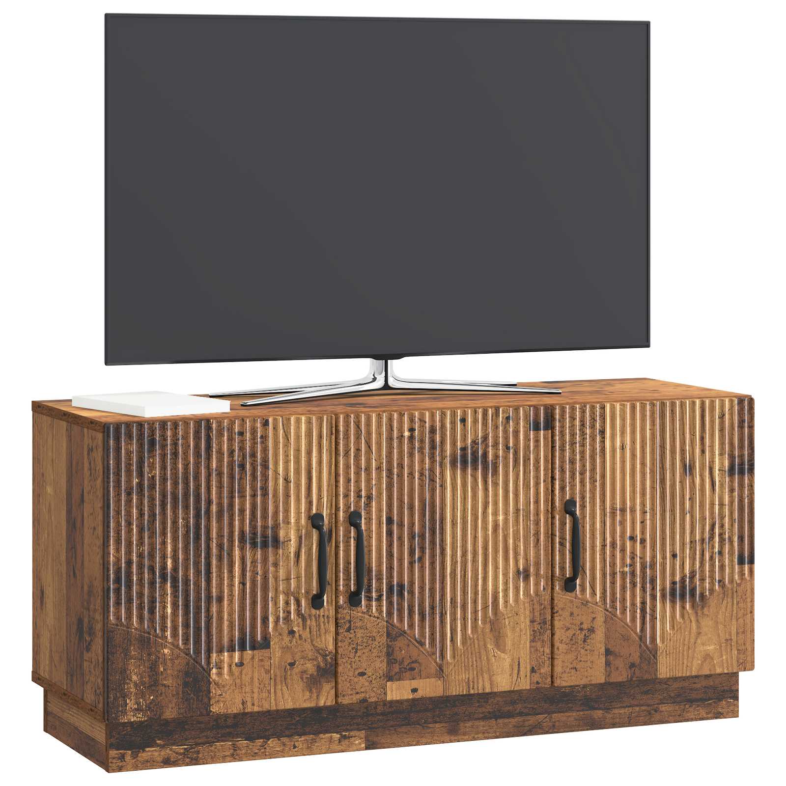 Ντουλάπι TV Παλαιωμένο ξύλο 99 x 34,5 x 47 εκ - Pakobazaar