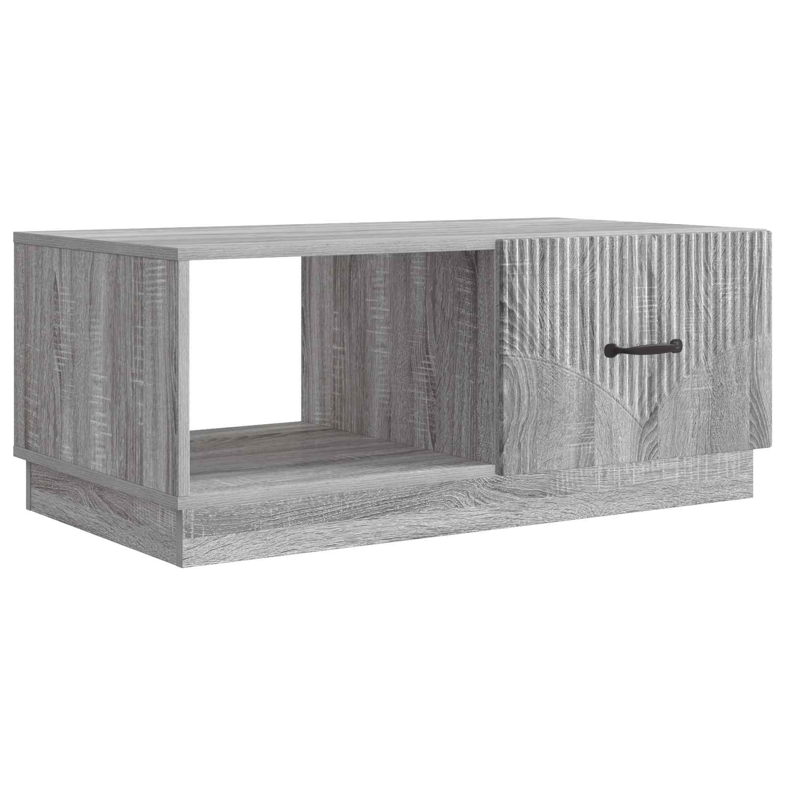 Τραπεζάκι σαλονιού Γκρι Sonoma 90 x 50 x 37 εκ - Pakobazaar