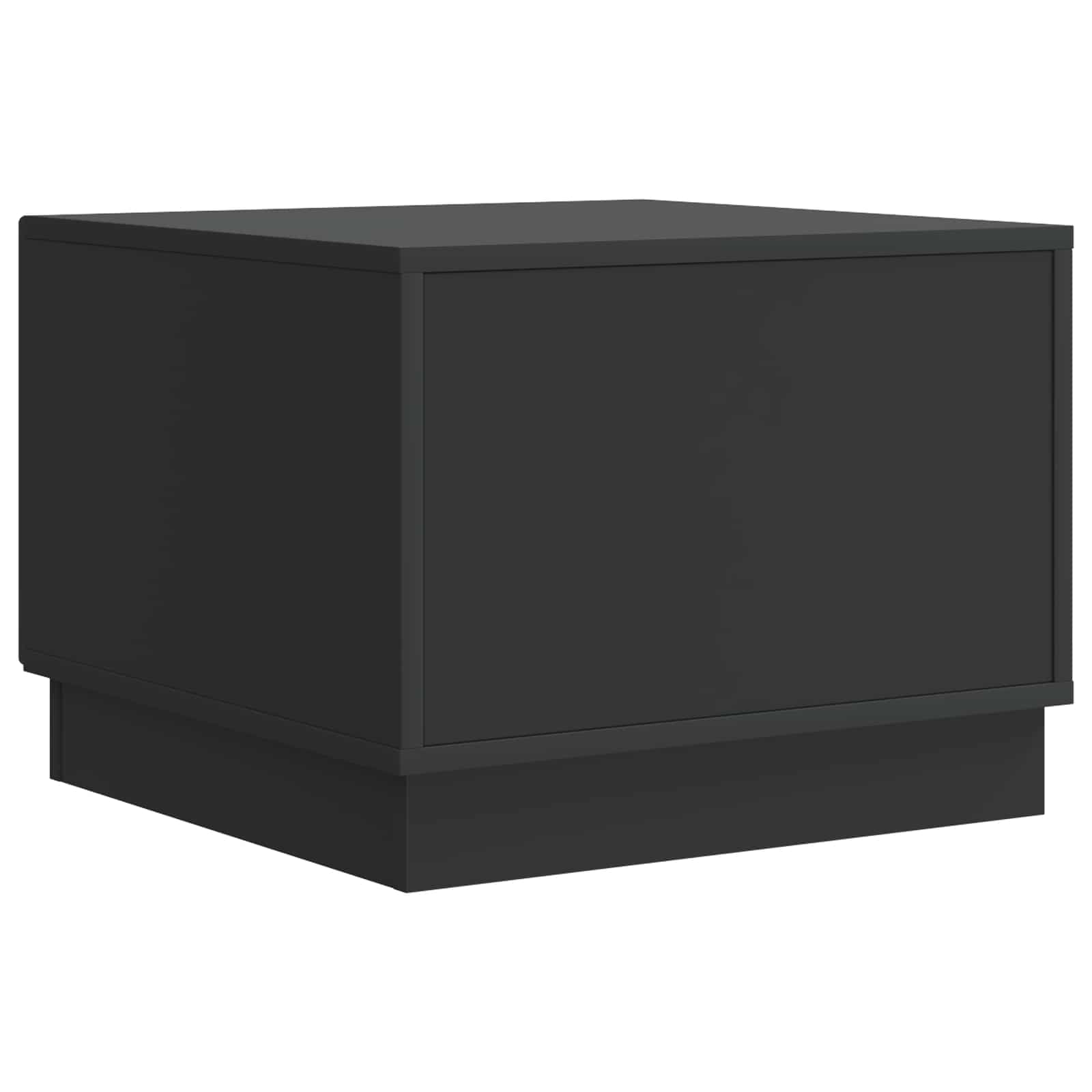 Τραπεζάκι σαλονιού Μαύρο 49 x 50 x 37 εκ. Επεξεργασμένο Ξύλο - Pakobazaar