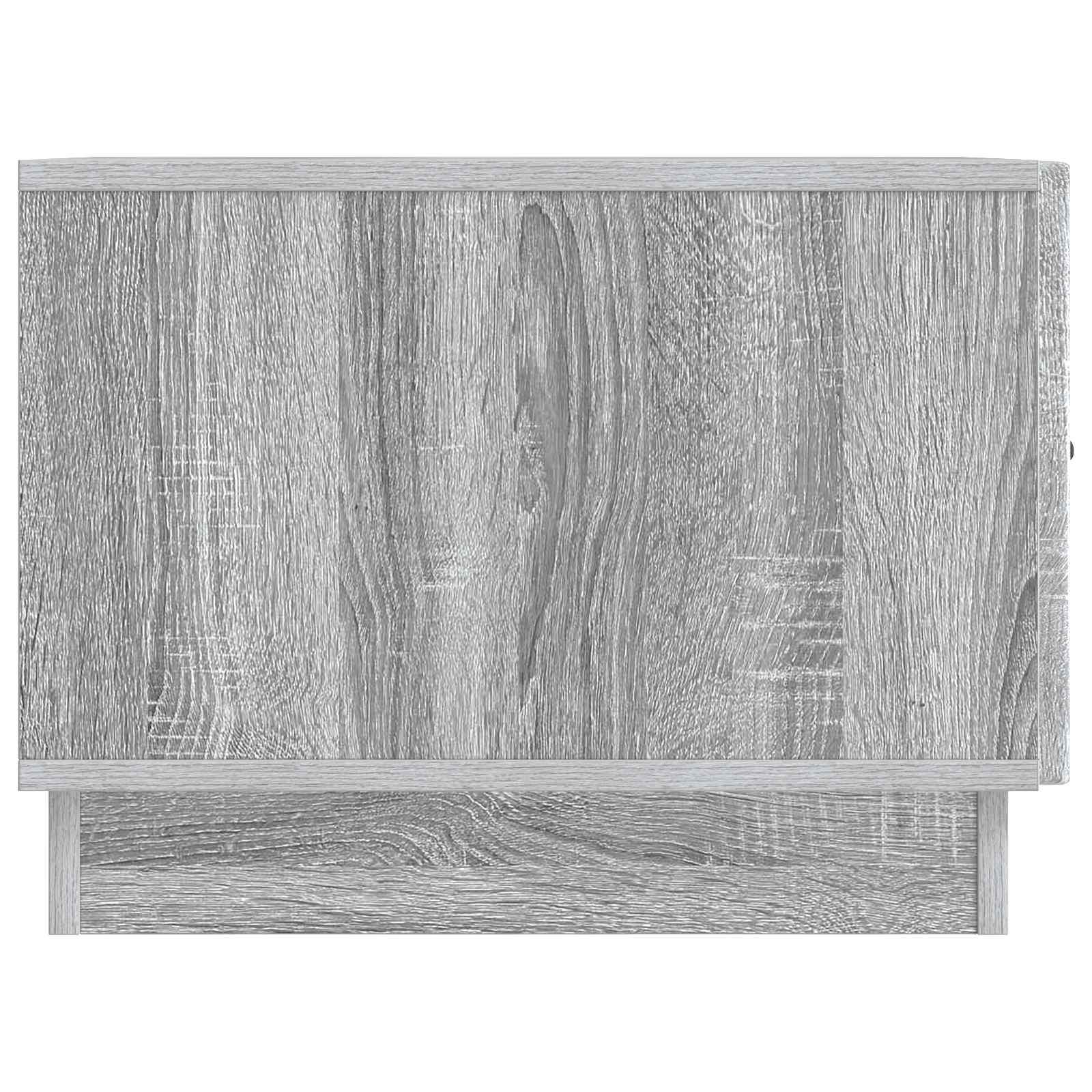 Τραπεζάκι σαλονιού με συρτάρι Γκρι Sonoma 49 x 50 x 37 εκ. - Pakobazaar