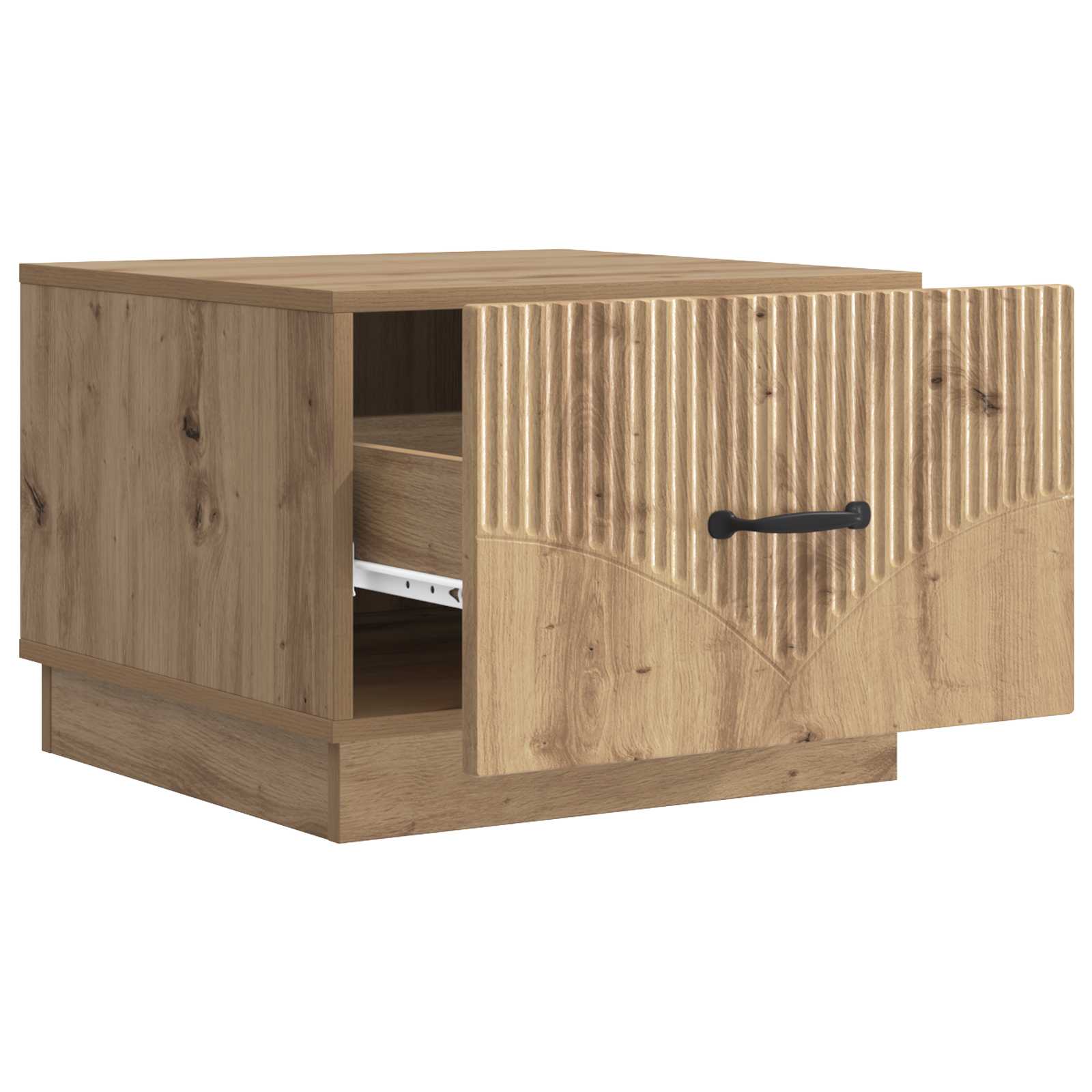 Τραπεζάκι σαλονιού με συρτάρι Artisan Δρυς 49 x 50 x 37 εκ. - Pakobazaar
