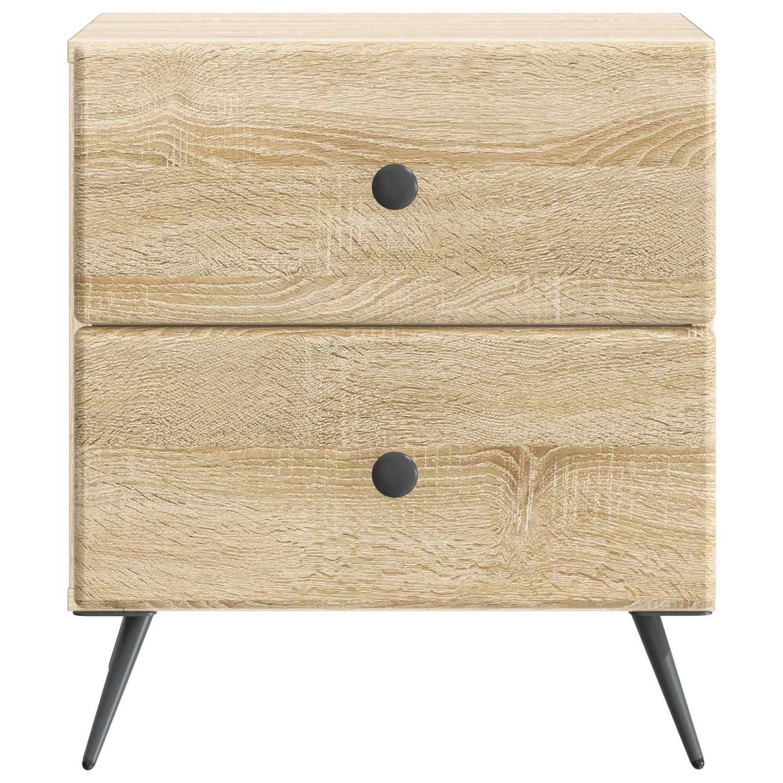 Κομοδίνο με συρτάρι 2 pcs Sonoma Δρυς 43 x 34,5 x 47,5 εκ - Pakobazaar