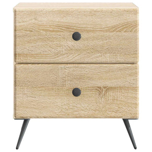 Κομοδίνο με συρτάρι 2 pcs Sonoma Δρυς 43 x 34,5 x 47,5 εκ - Pakobazaar
