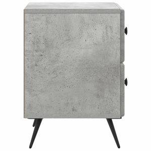 Κομοδίνο με συρτάρι Γκρι Σκυροδέματος 43 x 34,5 x 47,5 εκ - Pakobazaar