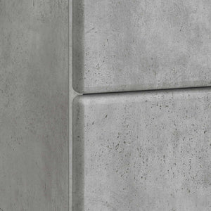 Κομοδίνο με συρτάρι 2 pcs Γκρι Σκυροδέματος 43 x 34,5 x 47,5 εκ - Pakobazaar