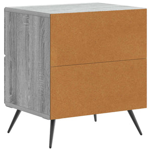 Κομοδίνο Γκρι Sonoma 43 x 34,5 x 47,5 εκ Επεξεργασμένο Ξύλο - Pakobazaar