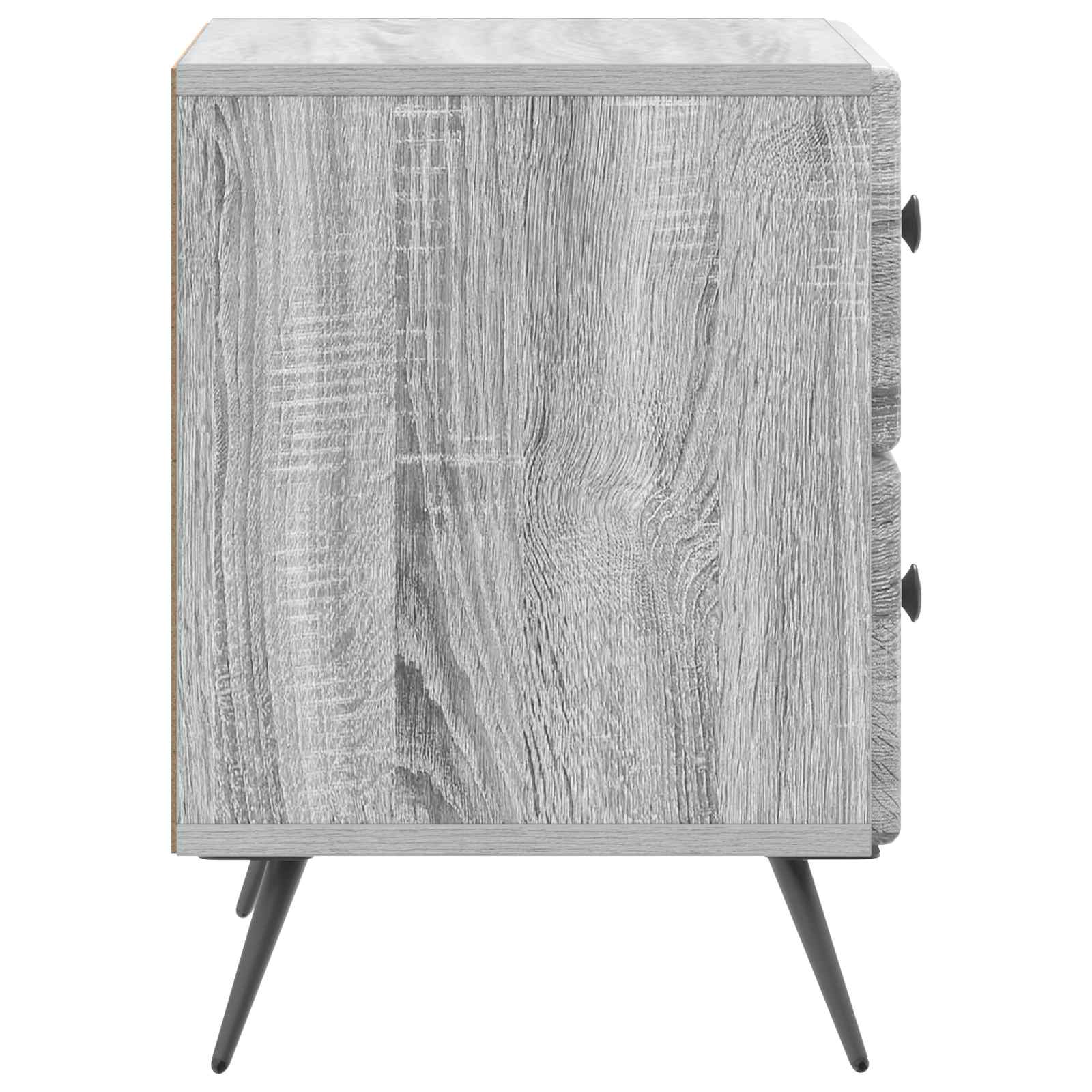 Κομοδίνο Γκρι Sonoma 43 x 34,5 x 47,5 εκ Επεξεργασμένο Ξύλο - Pakobazaar
