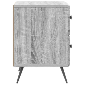 Κομοδίνο Γκρι Sonoma 43 x 34,5 x 47,5 εκ Επεξεργασμένο Ξύλο - Pakobazaar