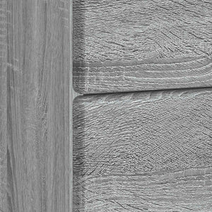 Κομοδίνο με συρτάρι 2 pcs Γκρι Sonoma 43 x 34,5 x 47,5 εκ - Pakobazaar