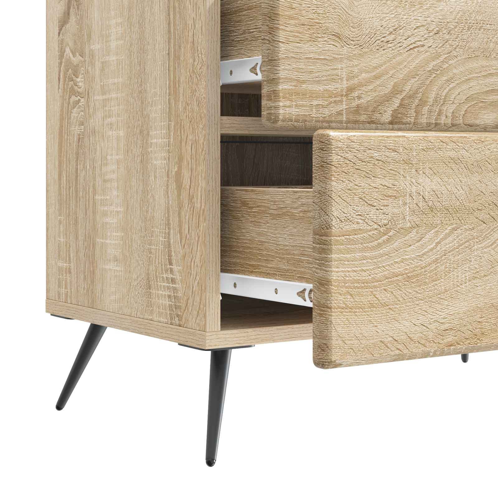 Κομοδίνο Sonoma Δρυς 62 x 34,5 x 47,5 εκ Επεξεργασμένο Ξύλο - Pakobazaar