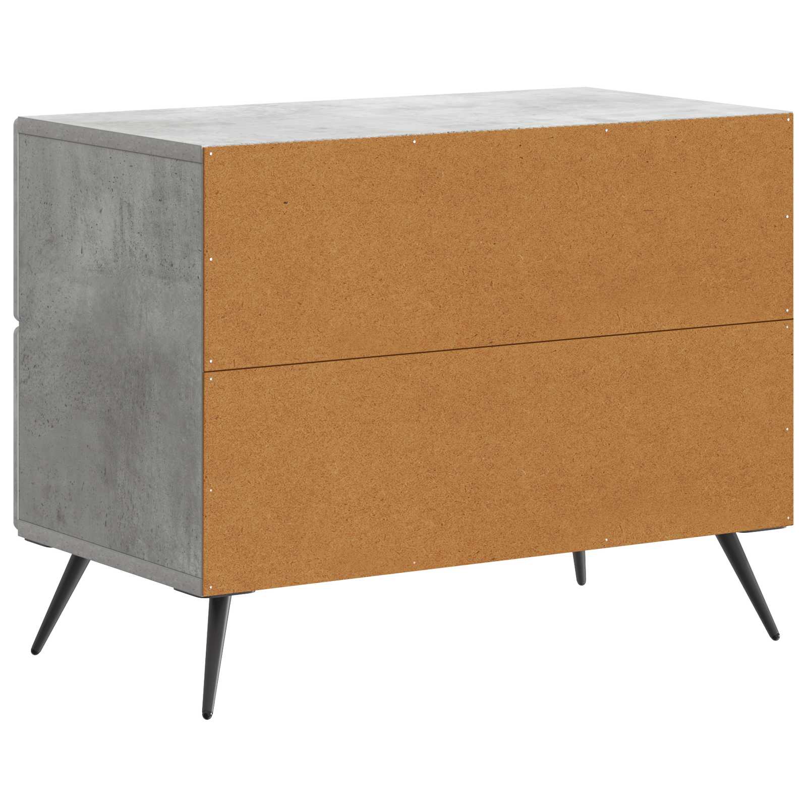 Κομοδίνο με συρτάρι Γκρι Σκυροδέματος 62 x 34,5 x 47,5 εκ - Pakobazaar