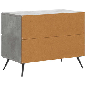 Κομοδίνο με συρτάρι Γκρι Σκυροδέματος 62 x 34,5 x 47,5 εκ - Pakobazaar