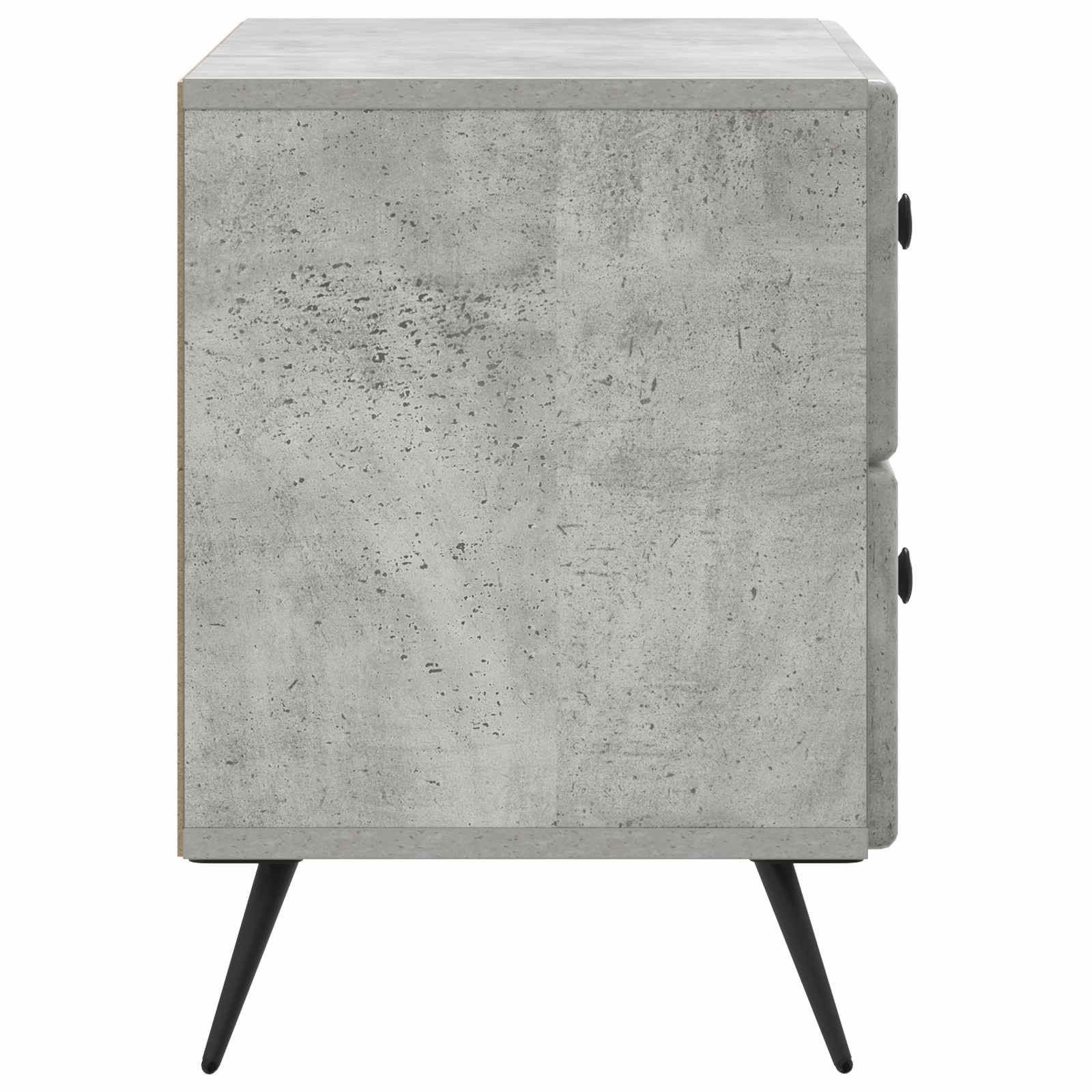 Κομοδίνο με συρτάρι Γκρι Σκυροδέματος 62 x 34,5 x 47,5 εκ - Pakobazaar