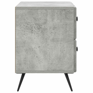 Κομοδίνο με συρτάρι Γκρι Σκυροδέματος 62 x 34,5 x 47,5 εκ - Pakobazaar