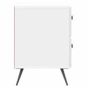 Κομοδίνο με συρτάρι Γυαλιστερό Λευκό 62 x 34,5 x 47,5 εκ - Pakobazaar