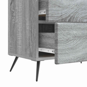 Κομοδίνο Γκρι Sonoma 62 x 34,5 x 47,5 εκ Επεξεργασμένο Ξύλο - Pakobazaar